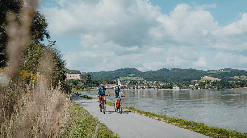 Radfahrer Donau