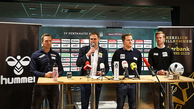 SOCCER - BL, Ried, press conference