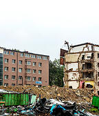 Das letzte Haus in der Waldeggstraße wird abgerissen