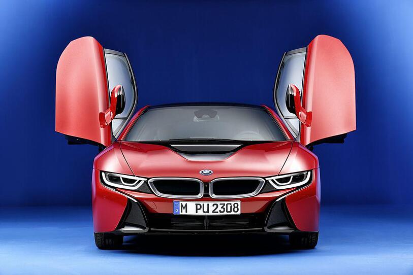 Der teuflisch rote BMW i8