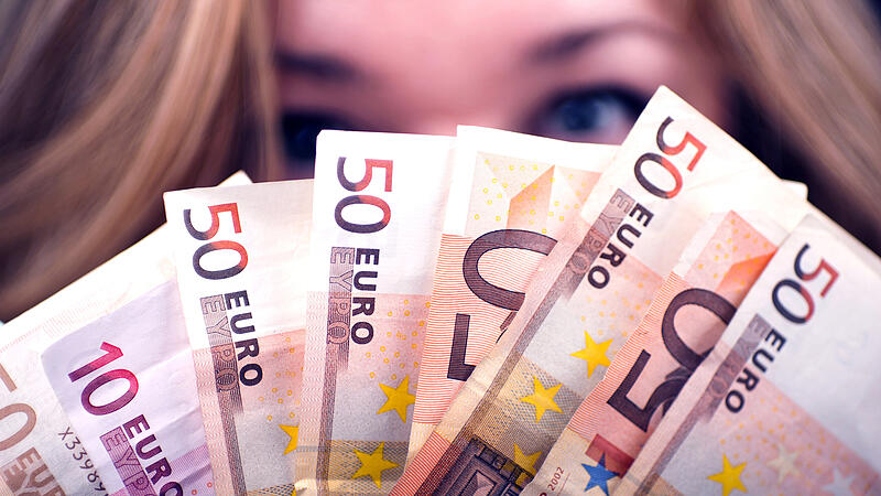 Woman with Euros