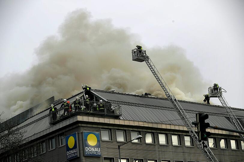 Brand im Wiener "Donauzentrum"