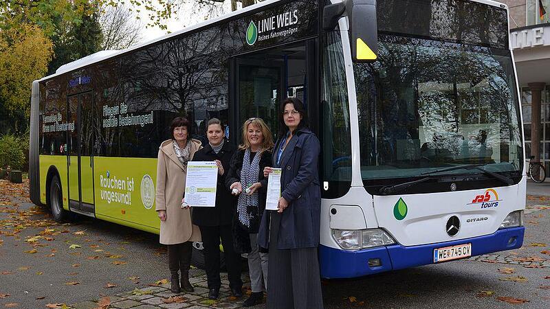 Stadt wirbt auf Linienbus für Gesundheitsziele