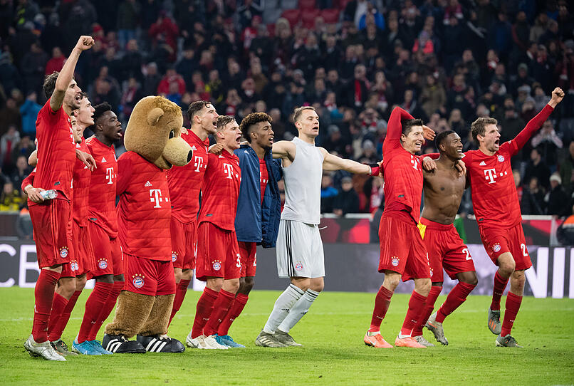 Bayern besiegte Dortmund mit 4:0