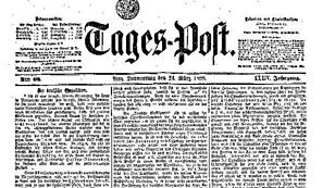 Tagespost vom 24.03.1898