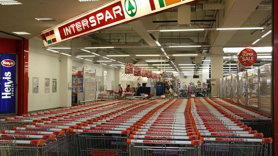 Uno-Shopping: Bald sperren auch Interspar und Hervis