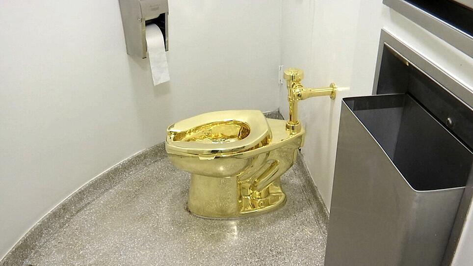 Gold-Toilette gestohlen