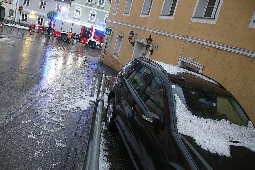 Heftige Gewitter mit Hagel in Oberösterreich