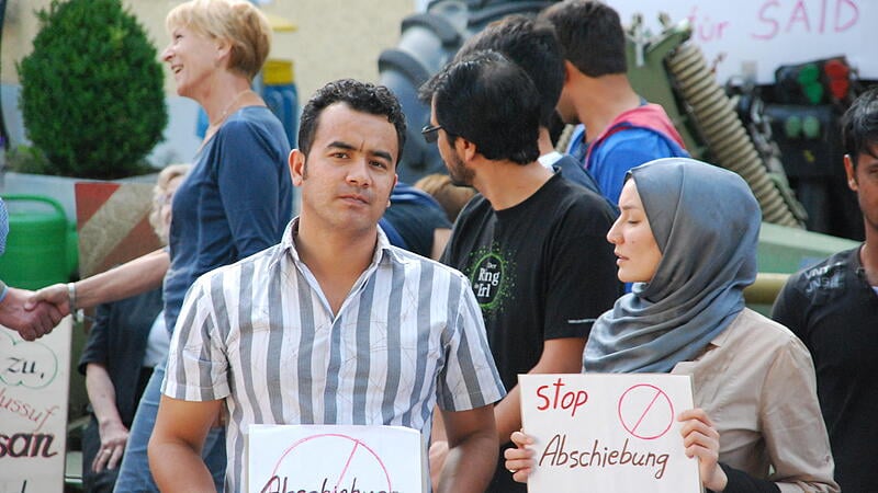 Protestkundgebung gegen Abschiebung in Pfarrkirchen im Mühlkreis