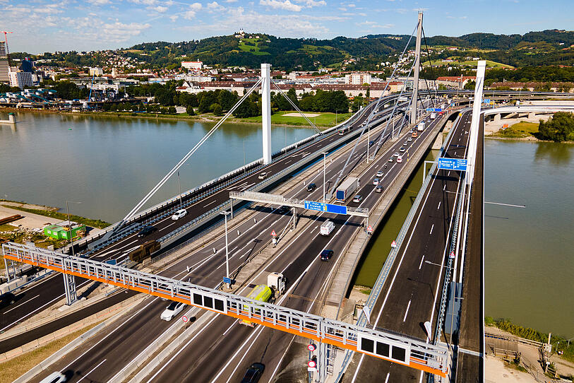 Neue Bypassbrücken in Linz eröffnet