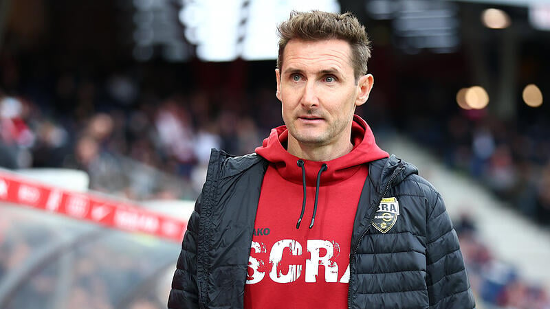 Altach separated from coach Miroslav Klose