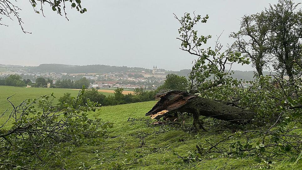 Oberösterreichs Zentralraum wurde von Unwettern stark getroffen