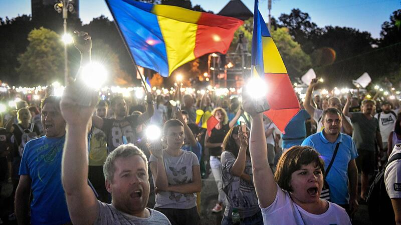 Kein Ende der Proteste in Rumänien: Die Sorge um den EU-Vorsitz wächst