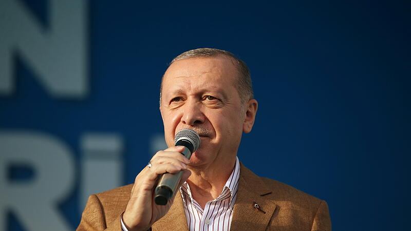 Turkish President Erdogan speaks during a ceremony in Malatya