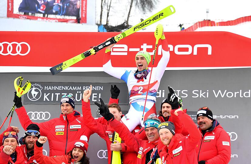 Schweizer gewinnt vor Schwarz im Kitz-Slalom