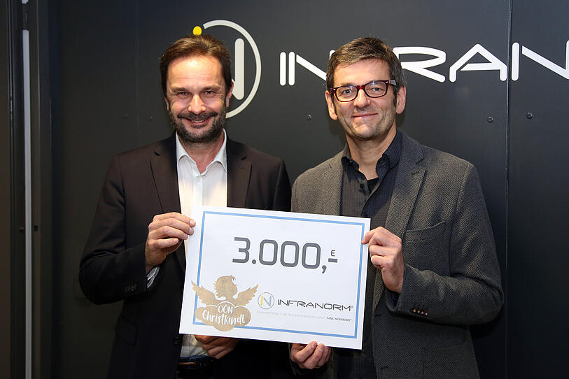 Infranorm spendet 3000 Euro
