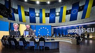 EU-Ukraine-Gipfel: "Rasche EU-Beitrittsverhandlungen unwahrscheinlich"
