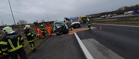 Verkehrsunfall auf der A8