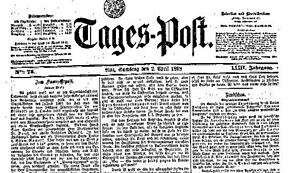 Tagespost vom 2. April 1898
