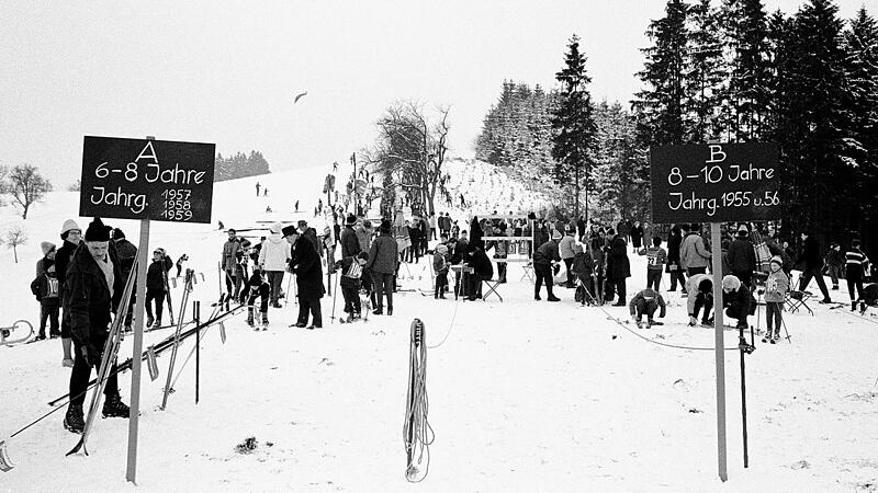Das waren noch Zeiten: Ab 1964 wurde in Wels-Oberthan dem Skisport gefrönt