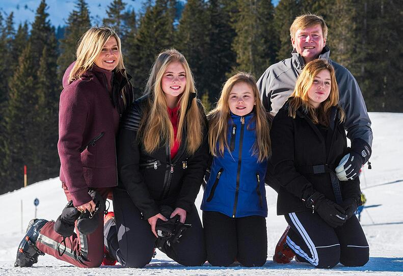 Royals im traditionellen Skiurlaub in Lech