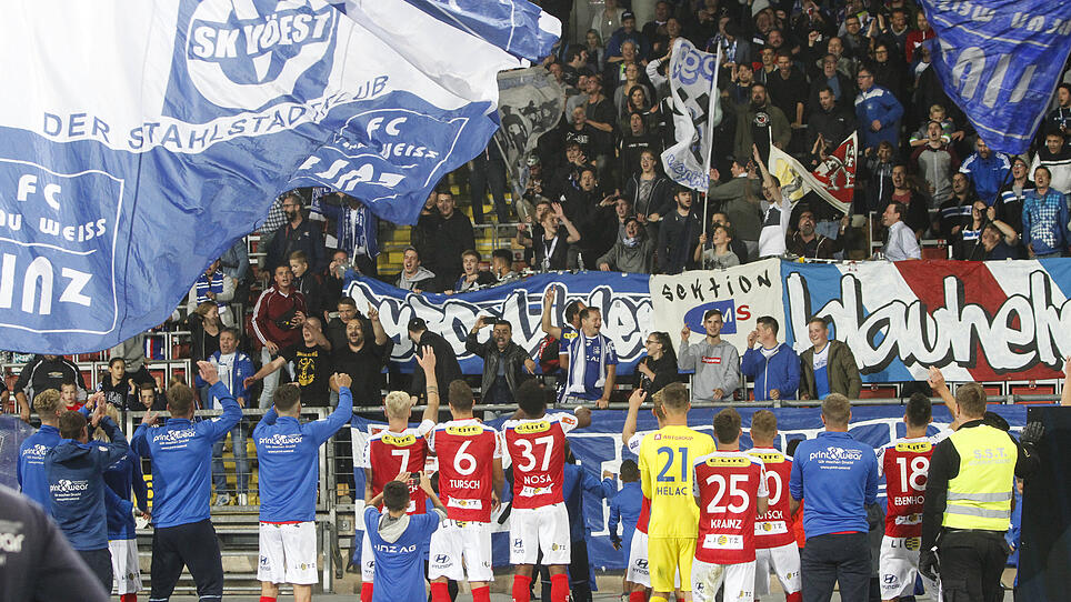 Blau-Weiß Linz Fans