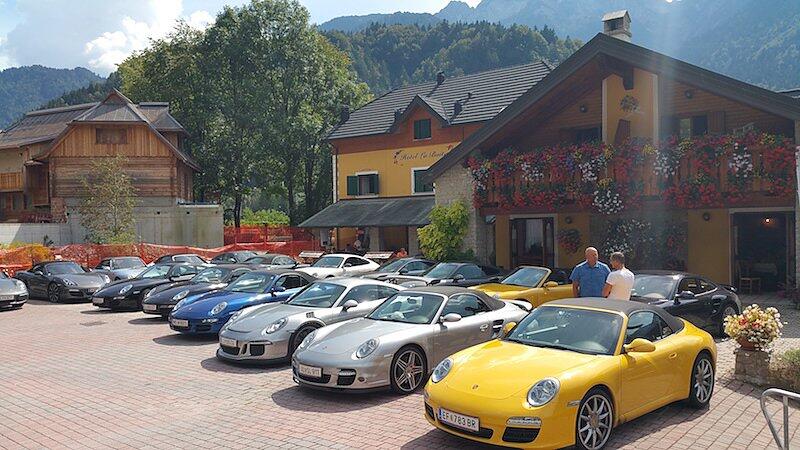 Porschetreffen bei Waldzeller Dorffest