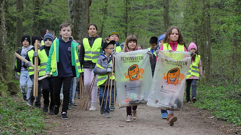 Steyr cleans and helps: every kilo of rubbish brings in one euro