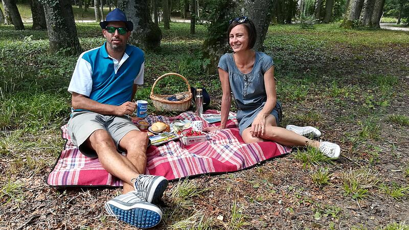 Picknick im Steyrer Schlosspark