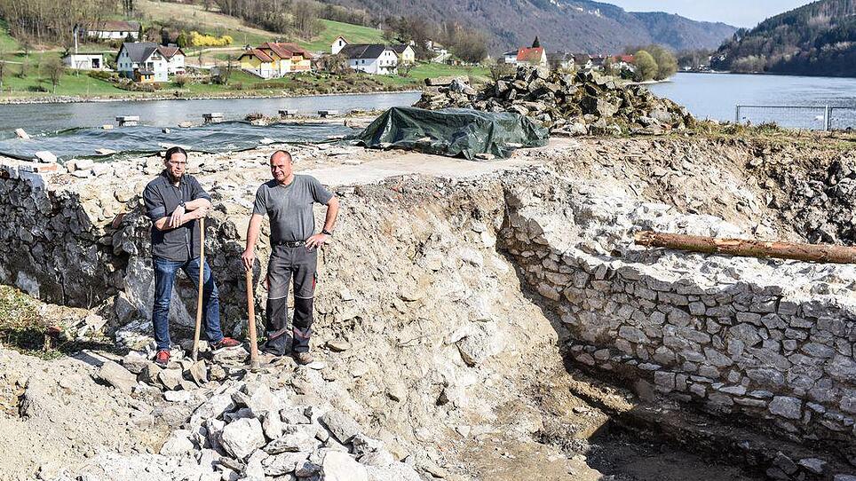 Archäologie-Sensation in Engelhartszell: "Besterhaltene Römeranlage freigelegt"