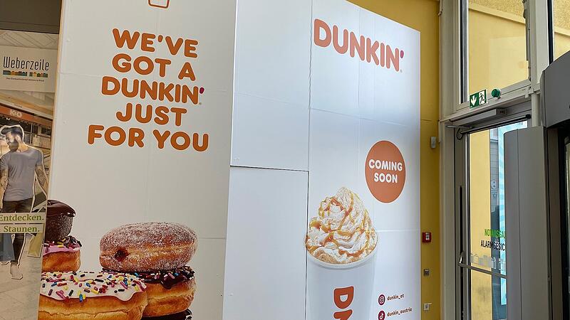 The date for the opening of Dunkin’ Donutsin in the Weberzeile Ried has been set