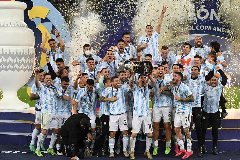 Argentinischer Jubel über den Copa-Sieg