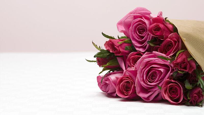 Rosen Valentinstag Blumenhandel