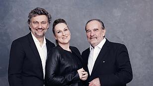 Jonas Kaufmann, Diana Damrau, Helmut Deutsch (v.l.)