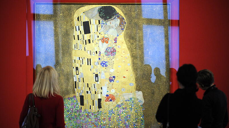 Gustav Klimts "Der Kuss" gibt es diesmal gratis
