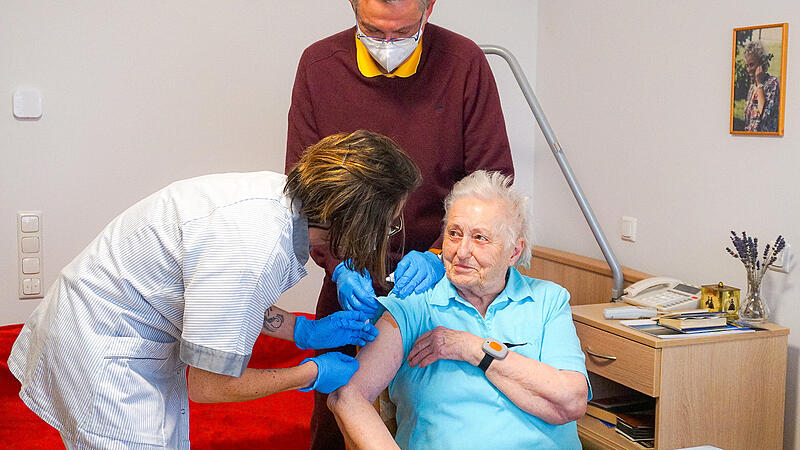 Neun von zehn Bewohnern in Pflegeheimen sind geimpft