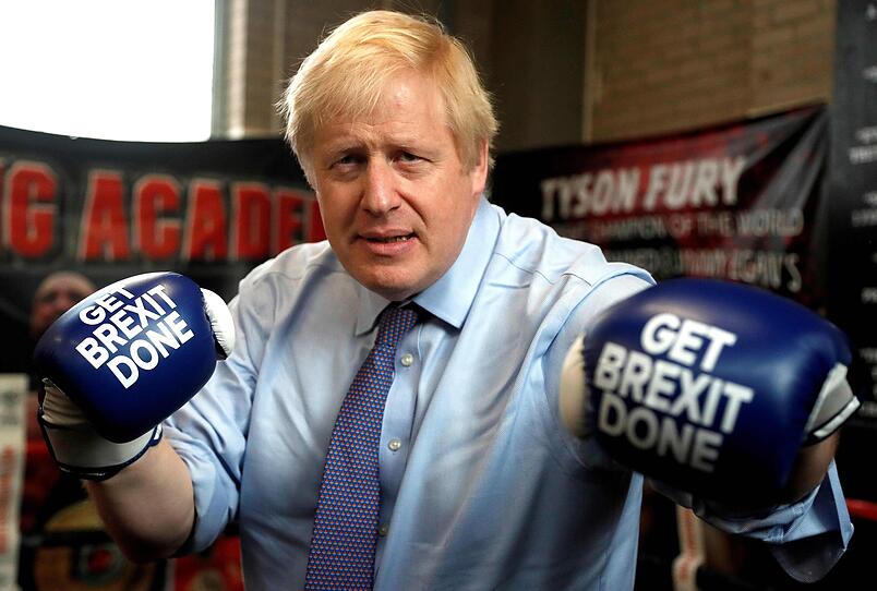 Boris Johnson blickt auf ein ereignisreiches Jahr zurück