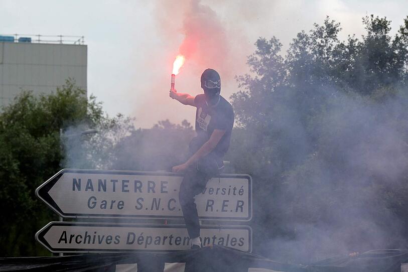 Schwere Unruhen in Frankreich