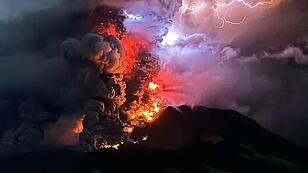 Indonesien Vulkanausbruch
