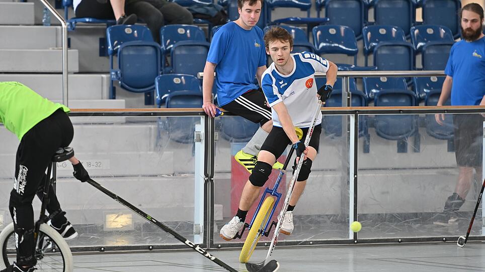 Einradhockeyturnier in der Steyrer Stadthalle