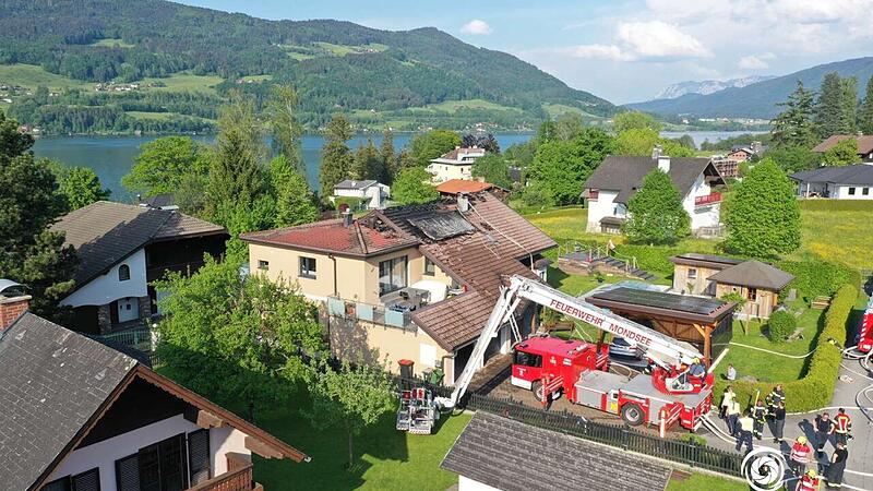 140 emergency services at roof truss fire in St. Lorenz