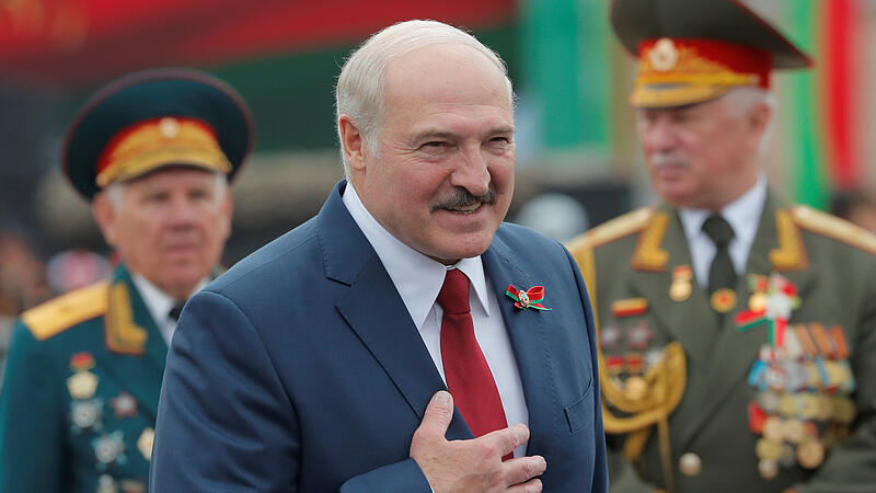 Belarusian President Lukashenko takes part in the celebrations of Independence Day in Minsk