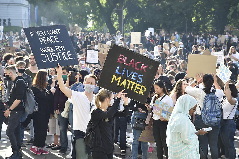 "Black lives matter" in Wien