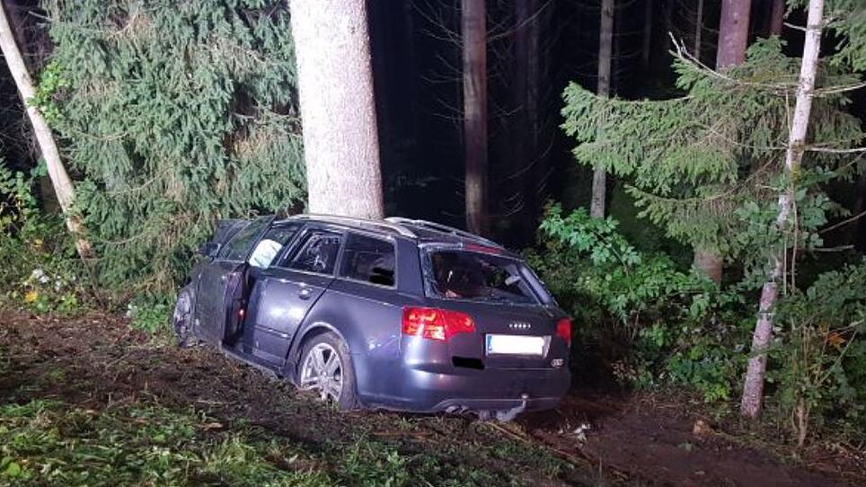 Sarleinsbach Auto krachte gegen Baum