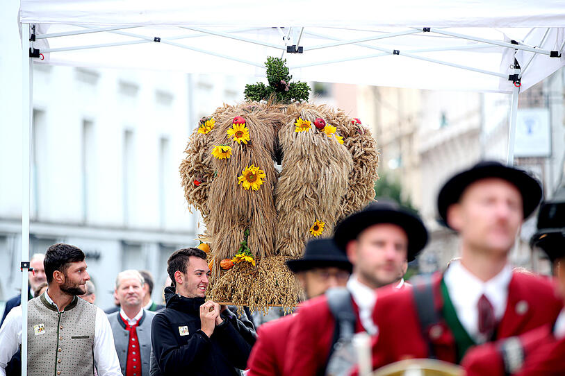 Größtes Erntedankfest des Landes in Linz gefeiert