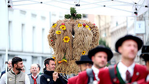 Größtes Erntedankfest des Landes in Linz gefeiert