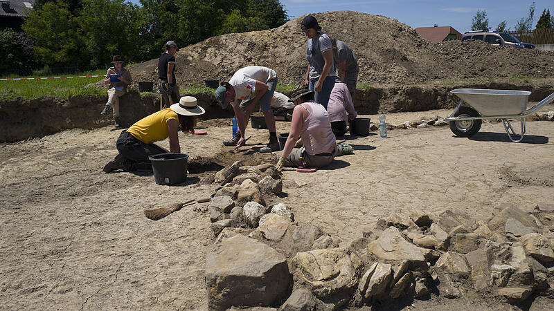 Auf einer Wiese in St. Georgen sind Archäologen den Römern auf der Spur
