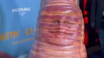Heidi Klum celebrates Halloween as a giant worm – on Kaulitz’ Angel