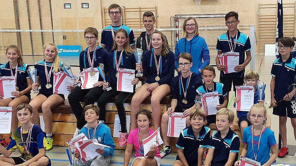 Riesige Medaillenausbeute für Badminton-Jugend