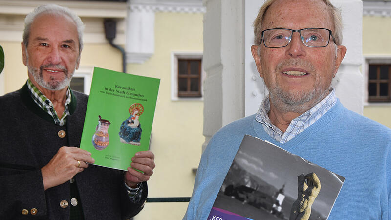 Zwei Lokalhistoriker legen Bücher über die Gmundner Keramik-Tradition vor